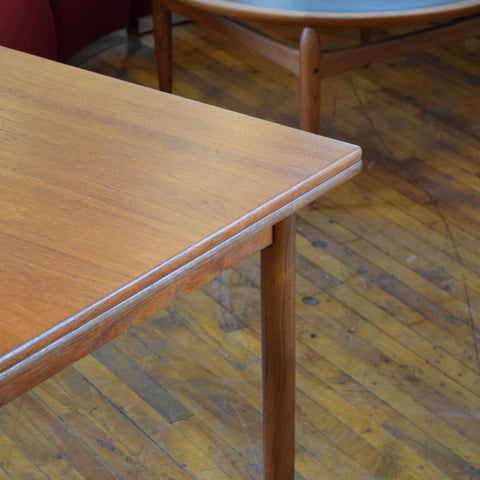 Danish Teak Draw Leaf Dining Table
