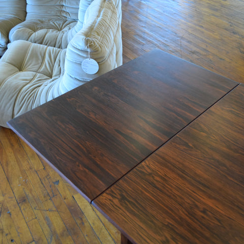 Restored Rosewood Draw Leaf Dining Table