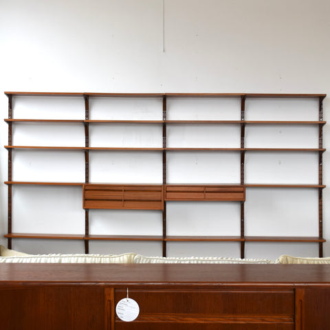 4-Bay Teak Cado Wall Unit