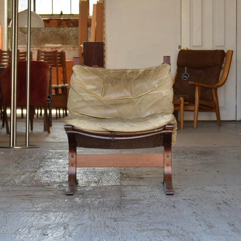Leather Siesta Chair by Ingmar Relling