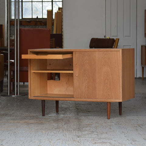 Compact Oak Sideboard by Carlo Jensen for Poul Hundevad
