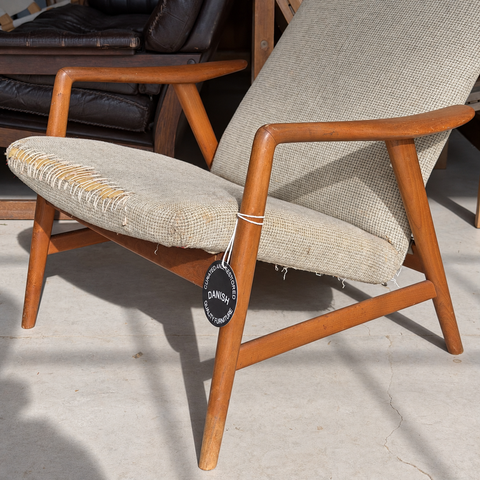 Alf Svensson lounge chair — seat and frame detail