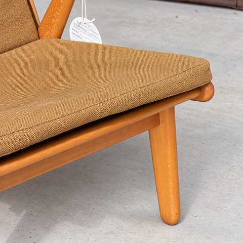 Mustard FDB lounge chair — 09-1466