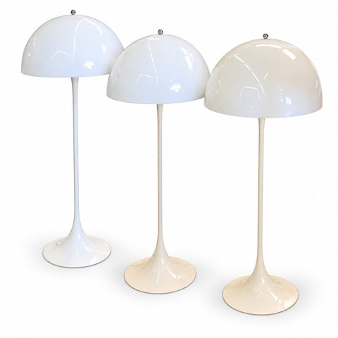 Vintage Louis Poulsen Floor Lamp — white background with soft shadow
