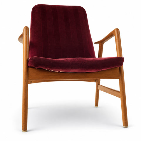 Vintage Lounge Chair by Alf Svensson — white background with soft shadow