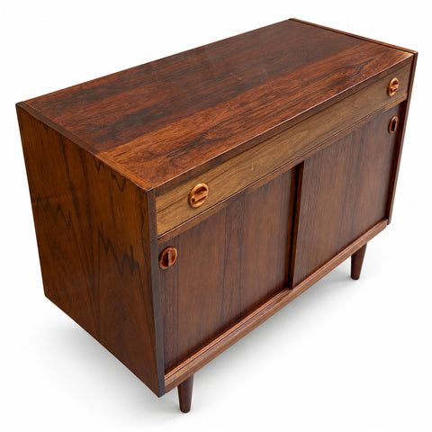 Vintage Danish Rosewood Sideboard — white background with soft shadow