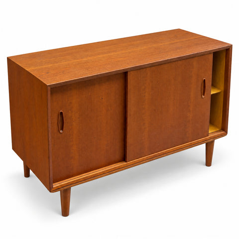 Vintage Danish Teak Sideboard — white background with soft shadow