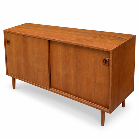 Vintage Danish Teak Sideboard — white background with soft shadow