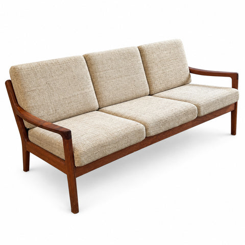 Vintage Teak Senator Sofa by Ole Wanscher — white background with soft shadow