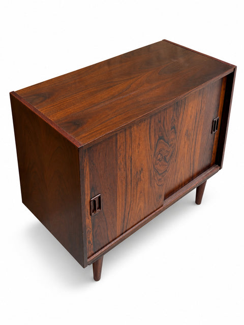 Vintage Compact Danish Rosewood Cabinet — white background with soft shadow