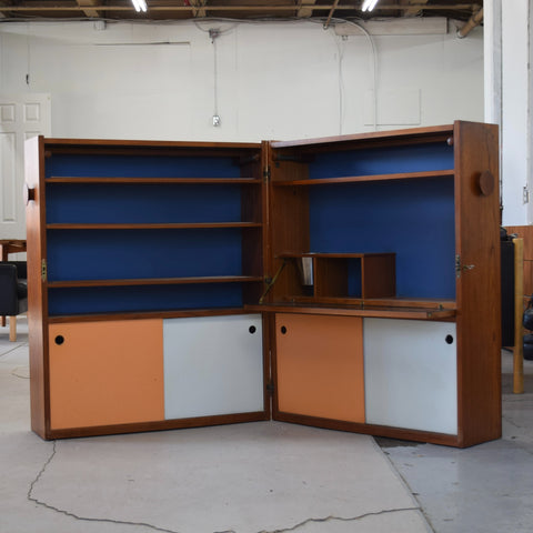 Johannes Andersen teak hideaway bar — photo 4