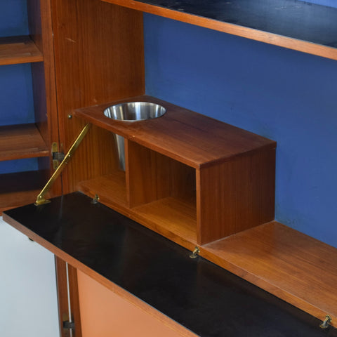 Johannes Andersen teak hideaway bar — photo 5