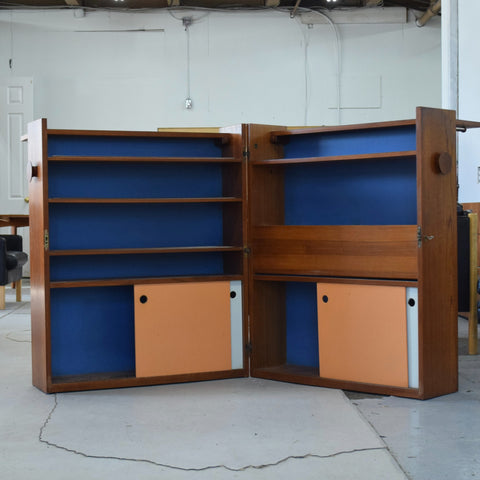 Johannes Andersen teak hideaway bar — photo 11