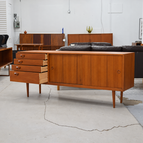 Restored Kai Kristiansen teak sideboard – view 2