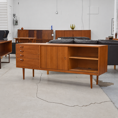 Restored Kai Kristiansen teak sideboard – view 3