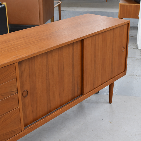 Restored Kai Kristiansen teak sideboard – view 11