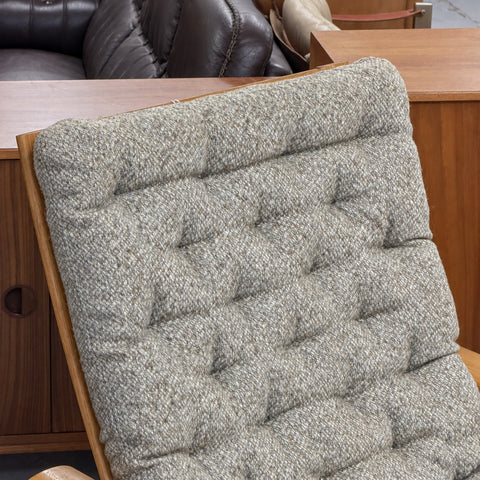 Fritz Hansen Oak Lounge Chair — view 6