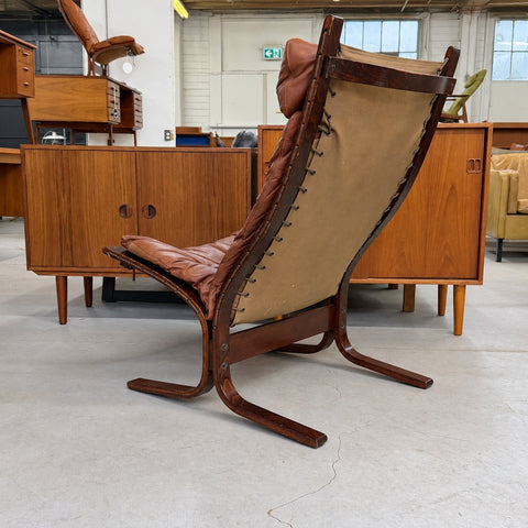 Tan High-Back Siesta Chair — view 5