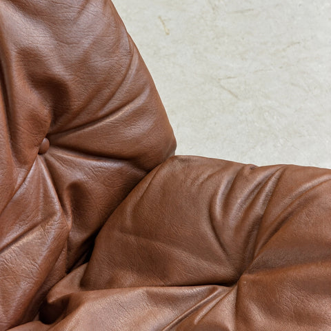 Tan High-Back Siesta Chair — view 7