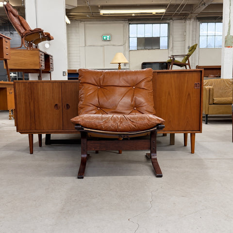 Tan Low-Back Siesta Chair — view 3