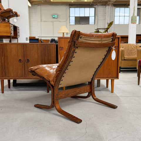 Tan Low-Back Siesta Chair — view 5