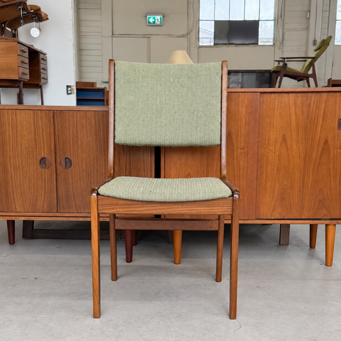 Teak dining chair from set of six — alternate view