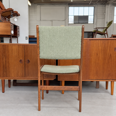 Teak dining chair from set of six — alternate view