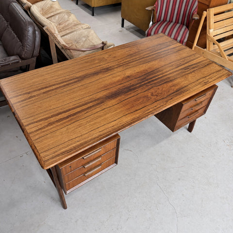 Omann Jun rosewood executive desk — view 10