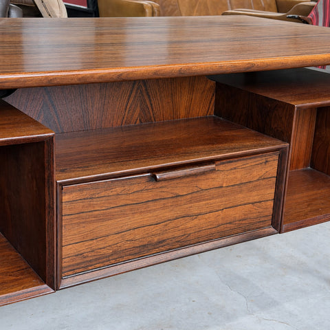 Omann Jun rosewood executive desk — view 8