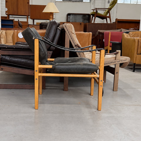 Skipper Møbler leather lounge chair — view 4