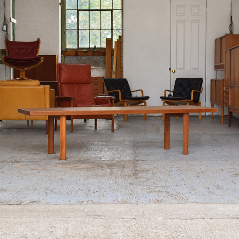 Solid Teak Bench/Coffee Table — view 2