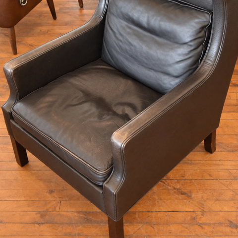 Leather Highback Arm Chair by Georg Thams — view 10