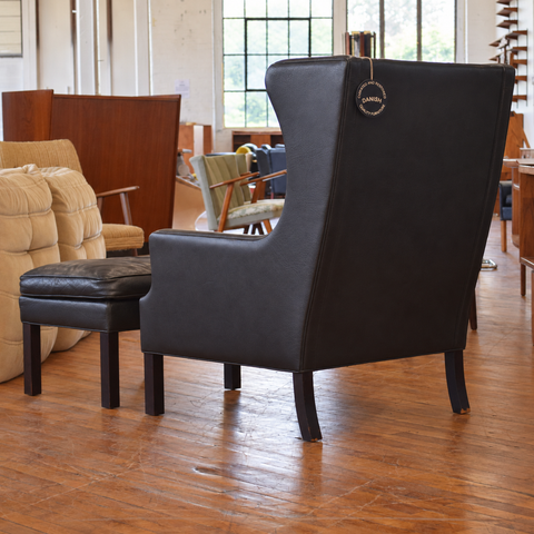 Leather Highback Arm Chair by Georg Thams — view 4