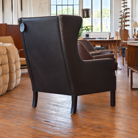 Leather Highback Arm Chair by Georg Thams — view 6