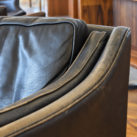 Leather Arm Chair by George Thams — view 10