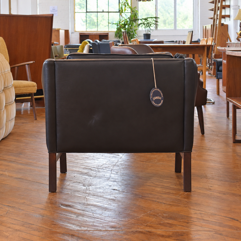 Leather Arm Chair by George Thams — view 5