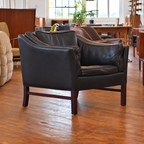 Leather Arm Chair by George Thams — view 8
