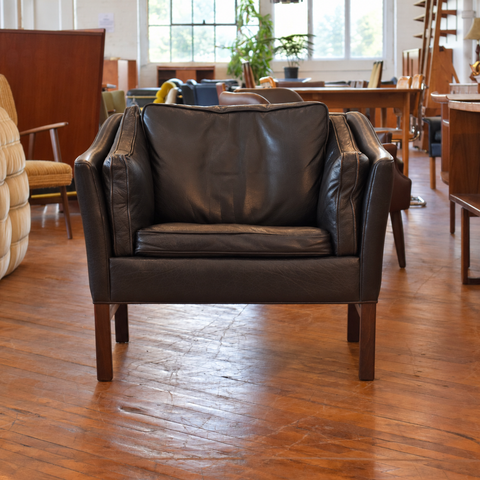 Leather Arm Chair by George Thams — view 9